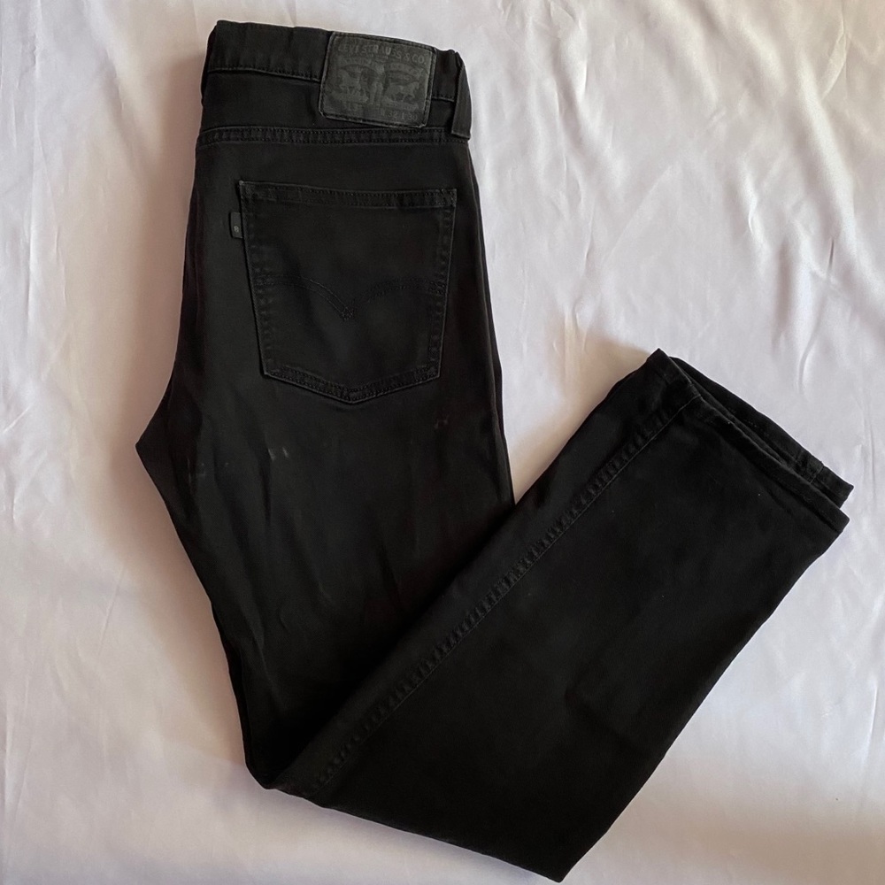 (Mens) Black 513 Levi Jeans